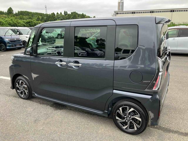 タントカスタムＸリミテッドバックカメラ　両側パワスラ　１４インチアルミ　ＬＥＤヘッド／フォグ　シートヒーター　電動駐車ブレーキ　オートライト　上下２段調節式デッキボード　コーナーセンサー　衝突被害軽減ブレーキ　クルコン　ＥＴＣ（千葉県）の中古車