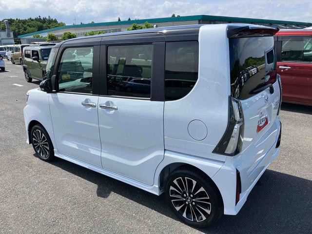 タントカスタムＲＳリミテッドターボエンジン　１５インチアルミ　バックカメラ　両側パワスラ　シートヒーター　電動駐車ブレーキ　ＬＥＤライト＆フォグ　上下２段調節式デッキボード　コーナーセンサー　衝突被害軽減ブレーキ（千葉県）の中古車
