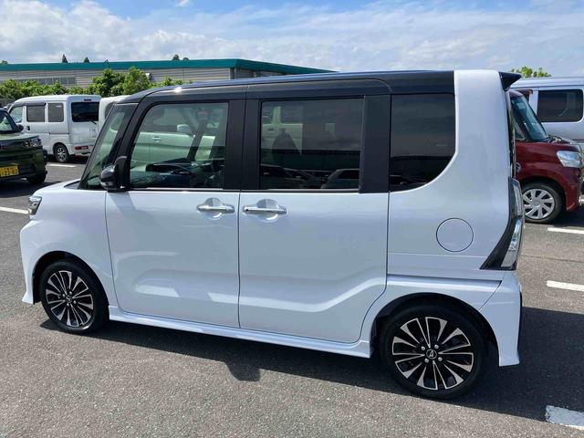 タントカスタムＲＳリミテッドターボエンジン　１５インチアルミ　バックカメラ　両側パワスラ　シートヒーター　電動駐車ブレーキ　ＬＥＤライト＆フォグ　上下２段調節式デッキボード　コーナーセンサー　衝突被害軽減ブレーキ（千葉県）の中古車