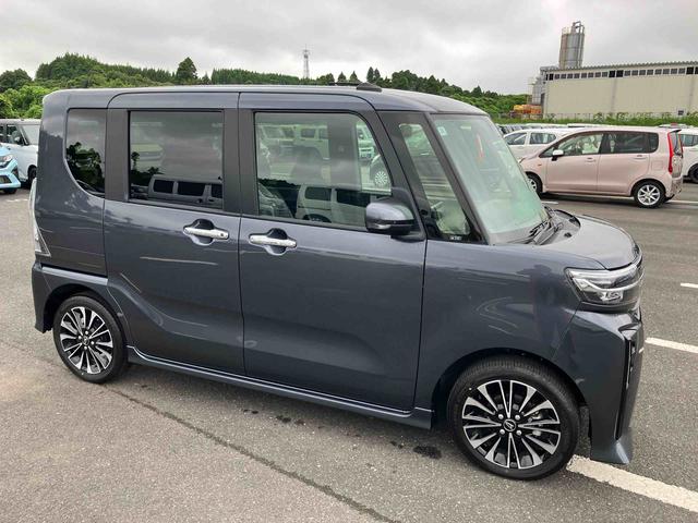 タントカスタムRS9インチディスプレイ ターボ 15インチアルミ バックカメラ 両側パワスラ シートヒーター 電動駐車ブレーキ LEDライト&フォグ 上下2段調節式デッキボード コーナーセンサー 衝突被害軽減ブレーキ(千葉県)の中古車