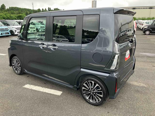 タントカスタムRS9インチディスプレイ ターボ 15インチアルミ バックカメラ 両側パワスラ シートヒーター 電動駐車ブレーキ LEDライト&フォグ 上下2段調節式デッキボード コーナーセンサー 衝突被害軽減ブレーキ(千葉県)の中古車
