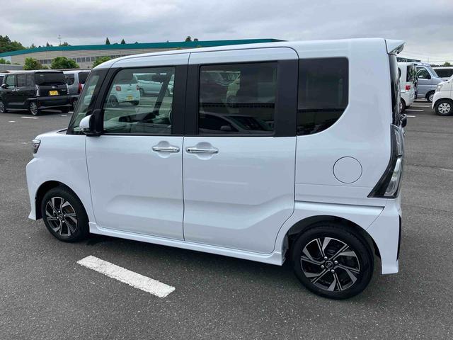 タントカスタムＸリミテッドバックカメラ　両側パワスラ　１４インチアルミ　ＬＥＤヘッド＆フォグランプ　シートヒーター　電動駐車ブレーキ　オートライト　上下２段調節式デッキボード　コーナーセンサー　衝突被害軽減ブレーキ（千葉県）の中古車