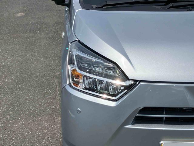 ミライースＸ　ＳＡIIIＬＥＤヘッドライト　電動格納ドアミラー　プライバシーガラス　リヤシートヘッドレスト　オートライト　キーレスエントリー　セキュリティアラーム　横滑り防止装置　コーナーセンサー　衝突被害軽減ブレーキ（千葉県）の中古車