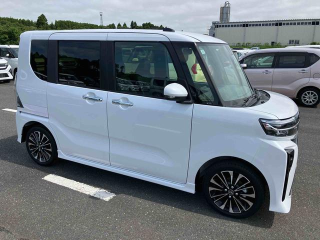 タントカスタムRSリミテッドターボエンジン 15インチアルミ バックカメラ 両側パワスラ シートヒーター 電動駐車ブレーキ LEDライト&フォグ 上下2段調節式デッキボード コーナーセンサー 衝突被害軽減ブレーキ(千葉県)の中古車