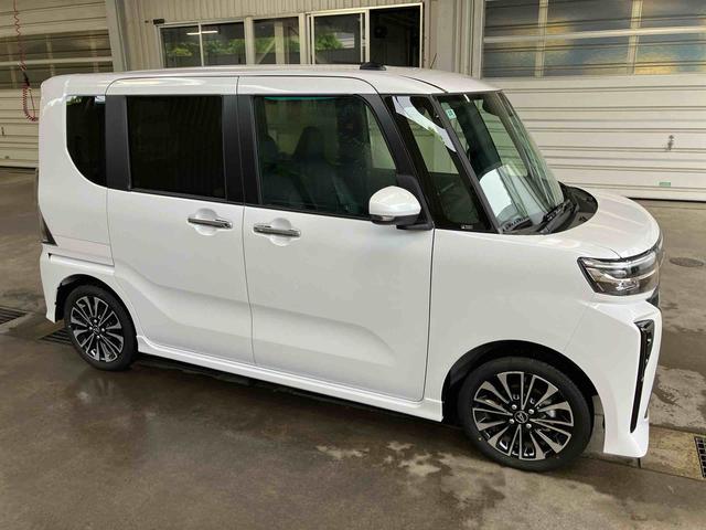 タントカスタムRS9インチディスプレイ ターボ 15インチアルミ バックカメラ 両側パワスラ シートヒーター 電動駐車ブレーキ LEDライト&フォグ 上下2段調節式デッキボード コーナーセンサー 衝突被害軽減ブレーキ(千葉県)の中古車
