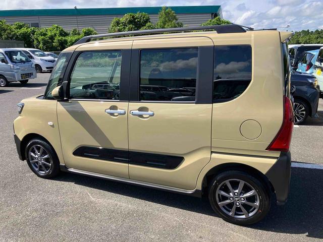 タントファンクロスリミテッドルーフレール　バックカメラ　両側パワスラ　１４インチアルミ　ＬＥＤヘッド／フォグ　シートヒーター　電動駐車ブレーキ　上下２段調節式デッキボード　コーナーセンサー　衝突被害軽減ブレーキ　ＥＴＣ　クルコン（千葉県）の中古車