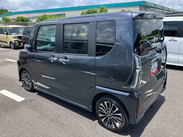 タントカスタムＲＳリミテッドターボエンジン　１５インチＡＷ　バックカメラ　両側パワスラ　シートヒーター　電動駐車ブレーキ　ＬＥＤヘッド／フォグ　上下２段調節式デッキボード　コーナーセンサー　衝突被害軽減ブレーキ　ＥＴＣ　クルコン（千葉県）の中古車