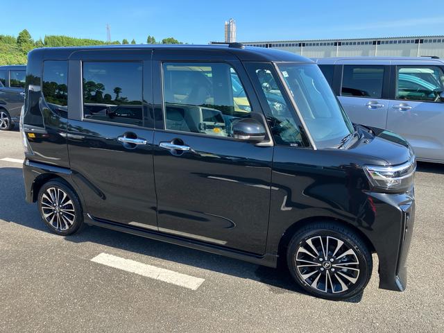 タントカスタムＲＳリミテッドターボ　１５インチアルミ　バックカメラ　両側パワスラ　シートヒーター　電動駐車ブレーキ　ＬＥＤヘッド／フォグ　上下２段調節式デッキボード　コーナーセンサー　衝突被害軽減ブレーキ　ＥＴＣ　クルコン（千葉県）の中古車