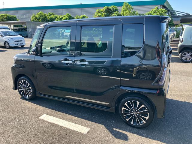 タントカスタムＲＳリミテッドターボ　１５インチアルミ　バックカメラ　両側パワスラ　シートヒーター　電動駐車ブレーキ　ＬＥＤヘッド／フォグ　上下２段調節式デッキボード　コーナーセンサー　衝突被害軽減ブレーキ　ＥＴＣ　クルコン（千葉県）の中古車