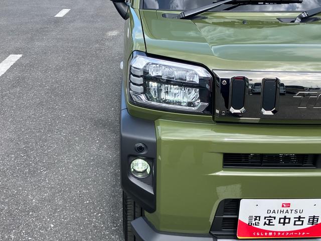 タフトGターボ ダーククロムベンチャー前後ダークガーニッシュ ガラスルーフ ルーフレール 15インチアルミ LEDヘッドライト&フォグランプ バックカメラ シートヒーター 電動駐車ブレーキ 自動追従クルコン 衝突被害軽減ブレーキ(千葉県)の中古車