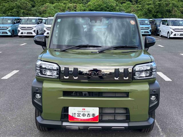 タフトGターボ ダーククロムベンチャー前後ダークガーニッシュ ガラスルーフ ルーフレール 15インチアルミ LEDヘッドライト&フォグランプ バックカメラ シートヒーター 電動駐車ブレーキ 自動追従クルコン 衝突被害軽減ブレーキ(千葉県)の中古車