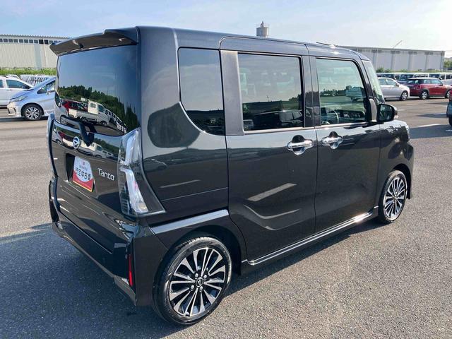 タントカスタムＲＳ９インチディスプレイ　ターボ　１５インチアルミ　バックカメラ　両側パワスラ　シートヒーター　電動駐車ブレーキ　ＬＥＤライト＆フォグ　上下２段調節式デッキボード　コーナーセンサー　衝突被害軽減ブレーキ（千葉県）の中古車