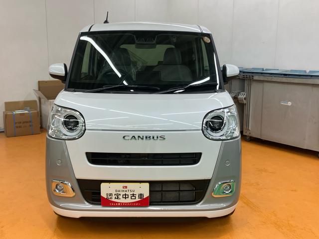 ムーヴキャンバスストライプスGスマアシ ダイハツ予防安全機能 前後コーナーセンサー 置きラクボックス ホットカップホルダー オートブレーキホールド付き電動パーキング 前席シートヒーター オートライト オートハイビーム(千葉県)の中古車