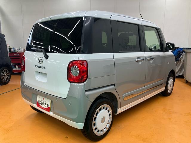 ムーヴキャンバスストライプスGスマアシ ダイハツ予防安全機能 前後コーナーセンサー 置きラクボックス ホットカップホルダー オートブレーキホールド付き電動パーキング 前席シートヒーター オートライト オートハイビーム(千葉県)の中古車