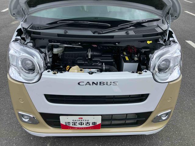 ムーヴキャンバスストライプスＧ両側電動スライドドア　ＬＥＤヘッドライト＆フォグランプ　シートヒーター　保温カップホルダー　電動駐車ブレーキ　バックカメラ　ステアリングスイッチ　コーナーセンサー　衝突被害軽減ブレーキ（千葉県）の中古車
