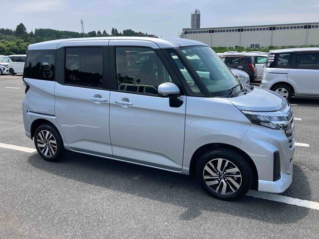 トールカスタムＧ９インチディスプレイ　ＬＥＤヘッドライト＆フォグランプ　アダプティブクルコン　１４インチアルミホイール　両側パワスラ　電動駐車ブレーキ　プッシュボタンスターター　コーナーセンサー　衝突被害軽減ブレーキ（千葉県）の中古車
