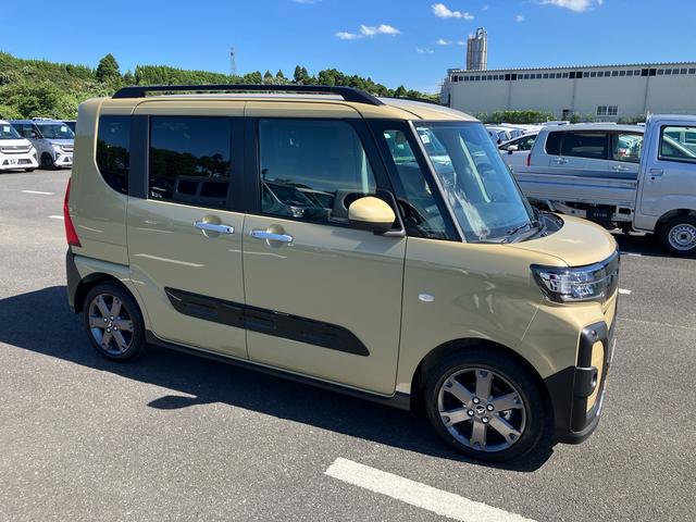 タントファンクロスターボリミテッドルーフレール 15インチアルミ バックカメラ 両側パワスラ シートヒーター 電動駐車ブレーキ LEDライト&フォグ 上下2段調節式デッキボード コーナーセンサー 衝突被害軽減ブレーキ ETC クルコン(千葉県)の中古車