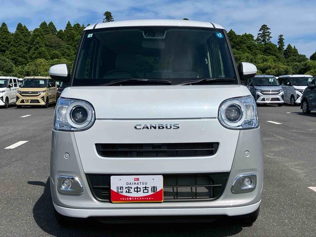 ムーヴキャンバスストライプスＧ両側電動スライドドア　ＬＥＤヘッドライト＆フォグランプ　シートヒーター　保温カップホルダー　電動駐車ブレーキ　バックカメラ　ステアリングスイッチ　コーナーセンサー　衝突被害軽減ブレーキ（千葉県）の中古車