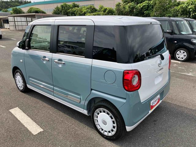 ムーヴキャンバスストライプスＧ両側電動スライドドア　ＬＥＤヘッドライト＆フォグランプ　シートヒーター　保温カップホルダー　電動駐車ブレーキ　バックカメラ　ステアリングスイッチ　コーナーセンサー　衝突被害軽減ブレーキ（千葉県）の中古車