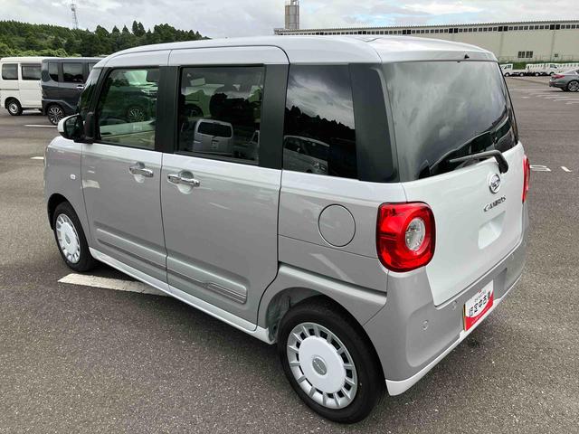 ムーヴキャンバスストライプスＧ両側電動スライドドア　ＬＥＤヘッドライト＆フォグランプ　シートヒーター　保温カップホルダー　電動駐車ブレーキ　バックカメラ　ステアリングスイッチ　コーナーセンサー　衝突被害軽減ブレーキ（千葉県）の中古車