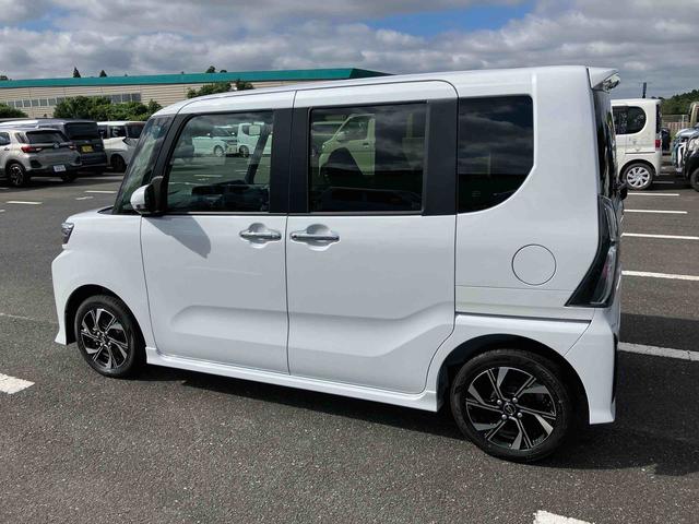 タントカスタムＸリミテッドＥＴＣ　クルコン　バックカメラ　両側パワスラ　シートヒーター　電動駐車ブレーキ　ＬＥＤヘッドライト　オートライト　オートエアコン　上下２段調節式デッキボード　コーナーセンサー　衝突被害軽減ブレーキ（千葉県）の中古車