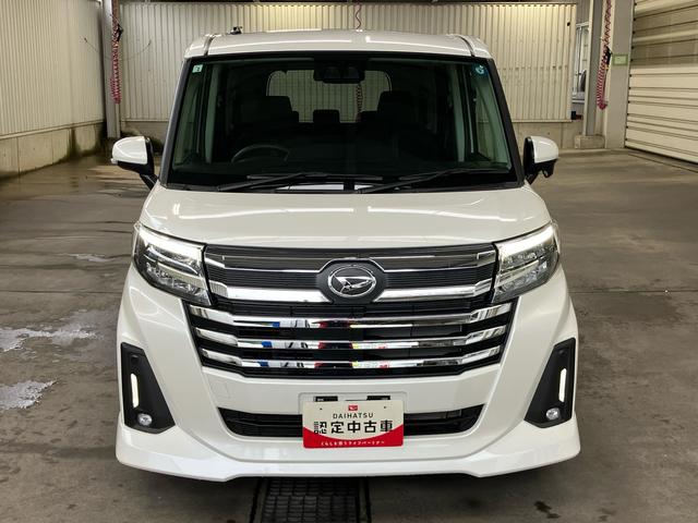 トールカスタムG ターボ9型DPオーディオ/BT/TV/Bカメラ/ステアリングスイッチ LEDヘッド&フォグランプ 自動追従クルコン 15インチアルミ 両側パワスラ 電動駐車ブレーキ コーナーセンサー 衝突被害軽減ブレーキ(千葉県)の中古車
