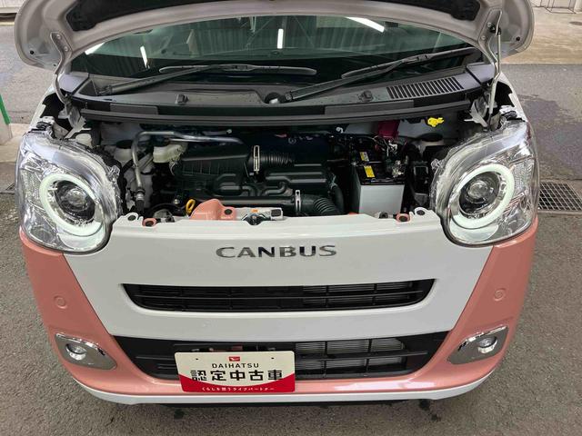 ムーヴキャンバスストライプスＧ両側電動スライドドア　ＬＥＤヘッドライト＆フォグランプ　シートヒーター　保温カップホルダー　電動駐車ブレーキ　バックカメラ　ステアリングスイッチ　コーナーセンサー　衝突被害軽減ブレーキ（千葉県）の中古車