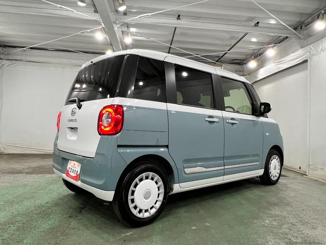 ムーヴキャンバスストライプスＧターボ　走行１３４４キロ／ＬＥＤヘッドランプ保証１年間・距離無制限付き（埼玉県）の中古車