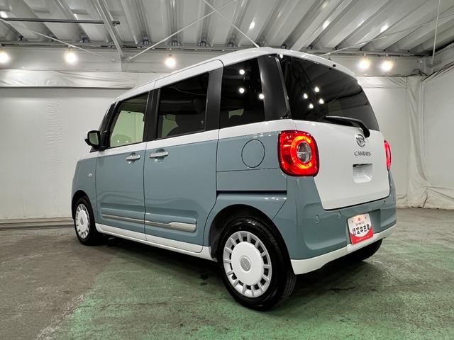 ムーヴキャンバスストライプスＧターボ　走行１３４４キロ／ＬＥＤヘッドランプ保証１年間・距離無制限付き（埼玉県）の中古車