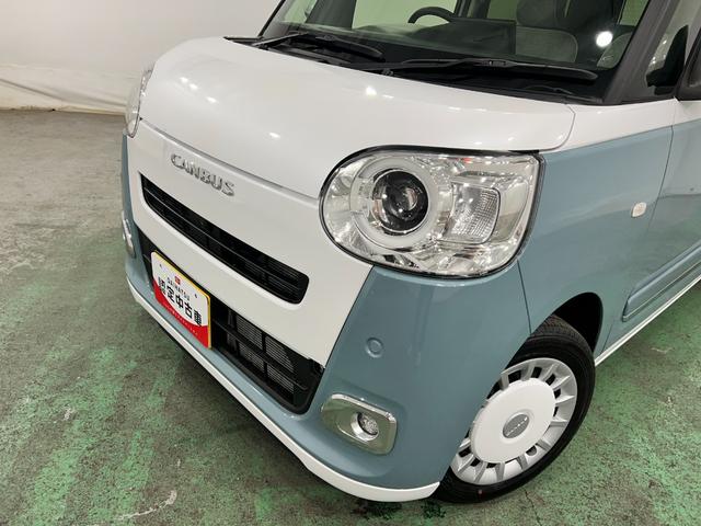 ムーヴキャンバスストライプスＧターボ　走行１３４４キロ／ＬＥＤヘッドランプ保証１年間・距離無制限付き（埼玉県）の中古車