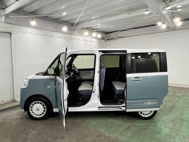 ムーヴキャンバスストライプスＧターボ　走行１３４４キロ／ＬＥＤヘッドランプ保証１年間・距離無制限付き（埼玉県）の中古車