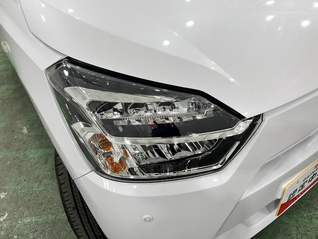 ミライースＸ　ＳＡIII　走行４４６９キロ／ＬＥＤヘッドライト一年保証・走行距離無制限　走行４４６９キロ　助手席エアバック　オートライト　オートマチックハイビーム　クリアランスソナー　アイドリングストップ（埼玉県）の中古車