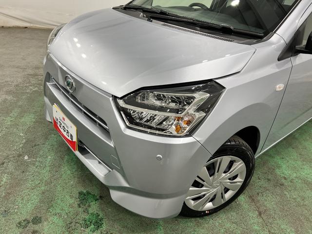 ミライースＸ　ＳＡIII　走行１３１４キロ／ＬＥＤヘッドライト一年保証・走行距離無制限　走行１３１４キロ　助手席エアバック　オートライト　オートマチックハイビーム　クリアランスソナー　アイドリングストップ（埼玉県）の中古車