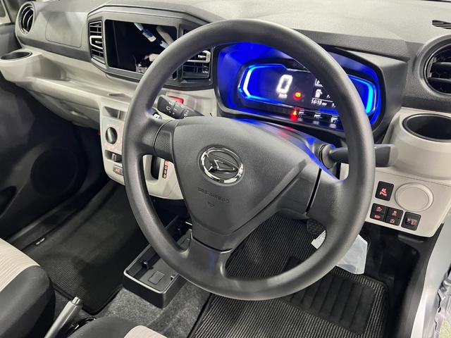 ミライースＸ　ＳＡIII　走行１３１４キロ／ＬＥＤヘッドライト一年保証・走行距離無制限　走行１３１４キロ　助手席エアバック　オートライト　オートマチックハイビーム　クリアランスソナー　アイドリングストップ（埼玉県）の中古車