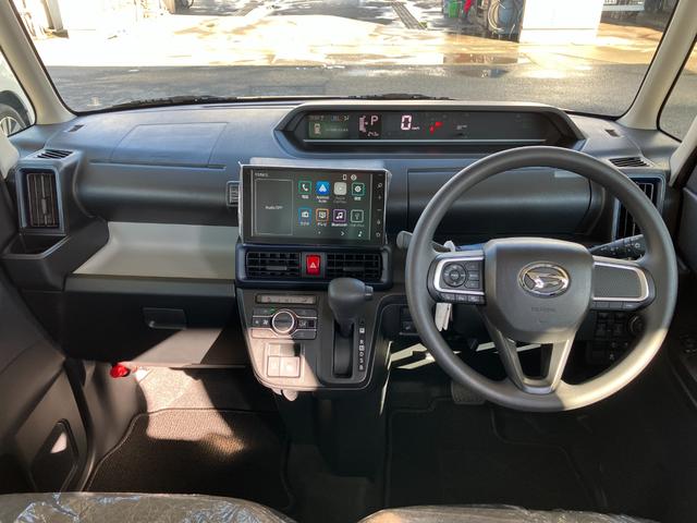 タントＸリミテッド　４ＷＤ　ディスプレイオーディオ　パノラマスマートアシスト・ＬＥＤヘッドライト・プッシュボタンスタート・オートエアコン・左側パワースライドドア・電動パーキングブレーキ・ＵＳＢソケット・運転席助手席シートヒーター（山梨県）の中古車