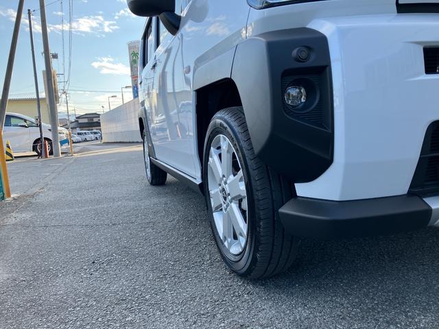 タフトGターボ クロムベンチャー 純正ナビ バックモニタースマートアシスト・15インチアルミ・D−CVTターボエンジン・LEDヘッドランプ・LEDフォグ・電動パーキング・運転席助手席シートヒーター・USBソケット(山梨県)の中古車