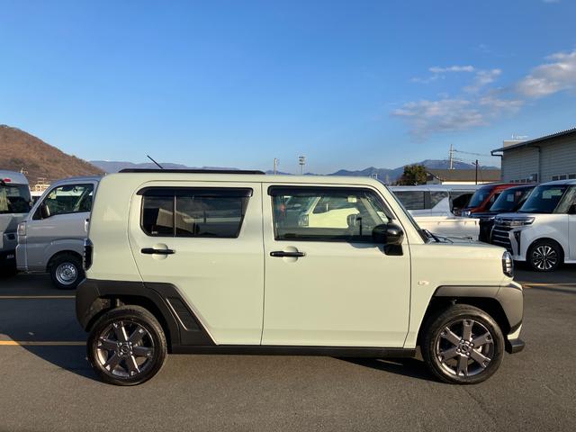 タフトＧターボ　クロムベンチャー　４ＷＤ　純正ナビ　パノラマスマートアシスト・１５インチアルミ・Ｄ−ＣＶＴターボエンジン・ＬＥＤヘッドランプ・ＬＥＤフォグ・電動パーキング・運転席助手席シートヒーター・ＵＳＢソケット（山梨県）の中古車