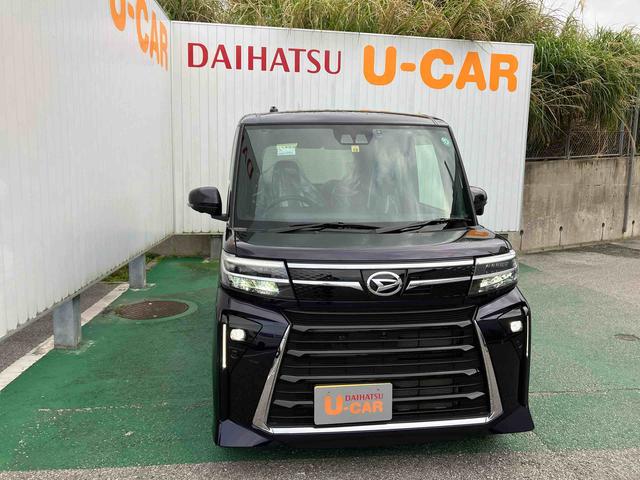 タントカスタムＸオートエアコン　９インチディスプレイオーディオ　パノラマモニター　ドライブレコーダー　衝突回避支援システム　コーナーセンサー　電動パーキングブレーキ　両側パワースライドドア（沖縄県）の中古車