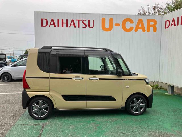 タントファンクロスターボターボ車　オートエアコン　９インチディスプレイオーディオ　パノラマモニター　ドライブレコーダー　衝突回避支援システム　コーナーセンサー　両側パワースライドドア　キーフリーシステム（沖縄県）の中古車
