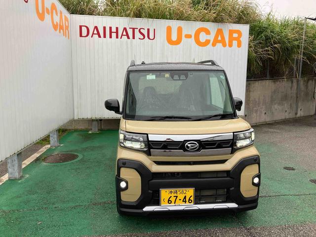 タントファンクロスターボターボ車　オートエアコン　９インチディスプレイオーディオ　パノラマモニター　ドライブレコーダー　衝突回避支援システム　コーナーセンサー　両側パワースライドドア　キーフリーシステム（沖縄県）の中古車