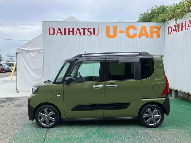 タントファンクロスターボオートエアコン　衝突回避支援システム　コーナーセンサー　キーフリーシステム　プッシュボタンスタート　ＬＥＤヘッドランプ（沖縄県）の中古車