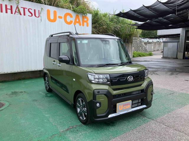 タントファンクロスターボオートエアコン　衝突回避支援システム　コーナーセンサー　キーフリーシステム　プッシュボタンスタート　ＬＥＤヘッドランプ（沖縄県）の中古車
