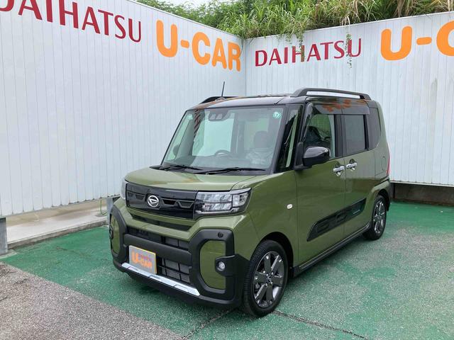 タントファンクロスターボオートエアコン　衝突回避支援システム　コーナーセンサー　キーフリーシステム　プッシュボタンスタート　ＬＥＤヘッドランプ（沖縄県）の中古車