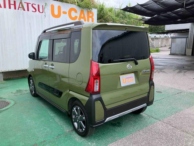 タントファンクロスターボオートエアコン　衝突回避支援システム　コーナーセンサー　キーフリーシステム　プッシュボタンスタート　ＬＥＤヘッドランプ（沖縄県）の中古車