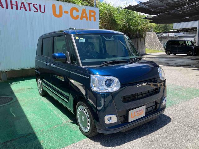 ムーヴキャンバスセオリーＧオートエアコン　衝突回避支援システム　コーナーセンサー　キーフリーシステム　プッシュボタンスタート　ＬＥＤヘッドランプ（沖縄県）の中古車