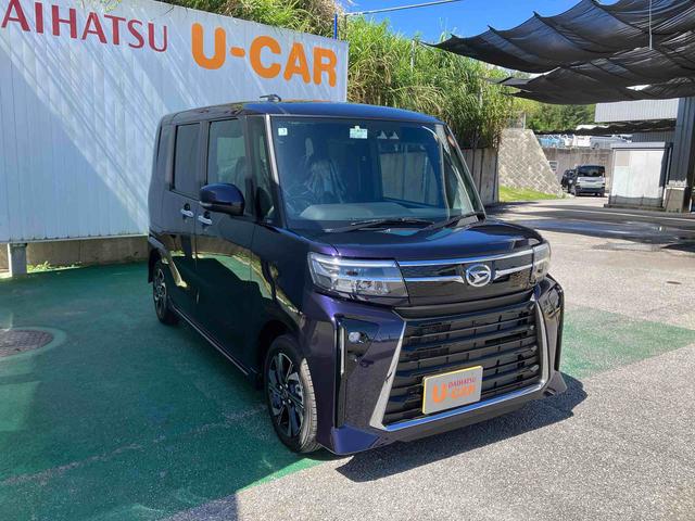 タントカスタムＸオートエアコン　衝突回避支援システム　コーナーセンサー　キーフリーシステム　プッシュボタンスタート　ＬＥＤヘッドランプ（沖縄県）の中古車