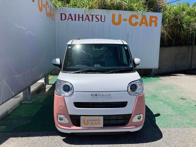 ムーヴキャンバスストライプスＧオートエアコン　７インチナビ　ドライブレコーダー　　衝突回避支援システム　コーナーセンサー　ＬＥＤヘッドランプ＆フォグランプ　両側パワースライドドア　キーフリーシステム（沖縄県）の中古車