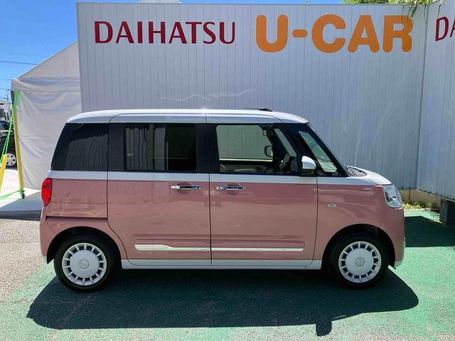 ムーヴキャンバスストライプスＧオートエアコン　７インチナビ　ドライブレコーダー　　衝突回避支援システム　コーナーセンサー　ＬＥＤヘッドランプ＆フォグランプ　両側パワースライドドア　キーフリーシステム（沖縄県）の中古車