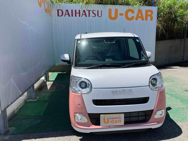 ムーヴキャンバスストライプスＧオートエアコン　７インチナビ　ドライブレコーダー　　衝突回避支援システム　コーナーセンサー　ＬＥＤヘッドランプ＆フォグランプ　両側パワースライドドア　キーフリーシステム（沖縄県）の中古車