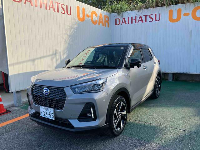 ロッキープレミアムＧ　ＨＥＶオートエアコン　衝突回避支援システム　コーナーセンサー　キーフリーシステム　プッシュボタンスタート　ＬＥＤヘッドランプ（沖縄県）の中古車